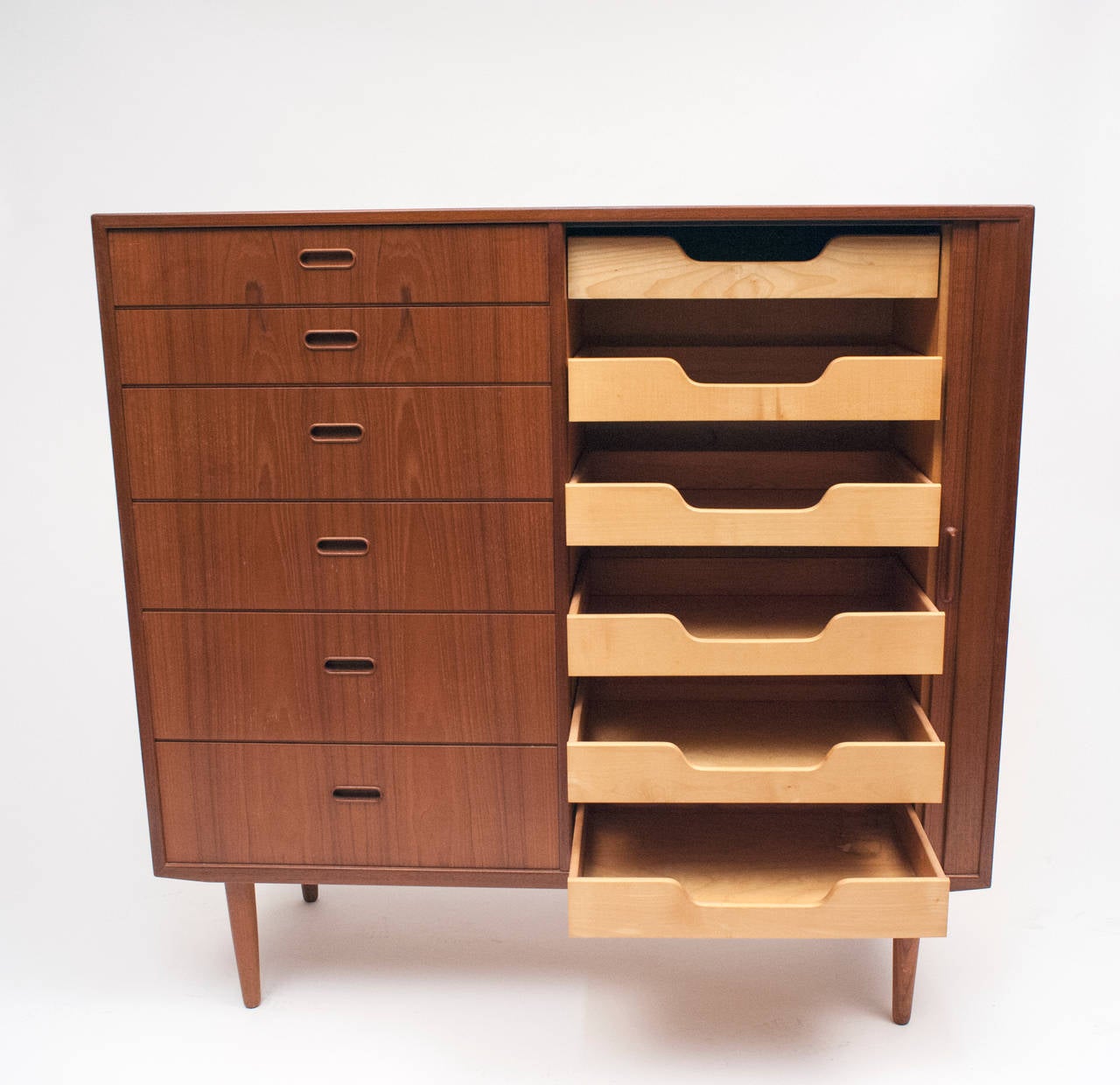Danish Modern Falster Tall Chest of Drawers Cabinet In Excellent Condition In Washington, DC