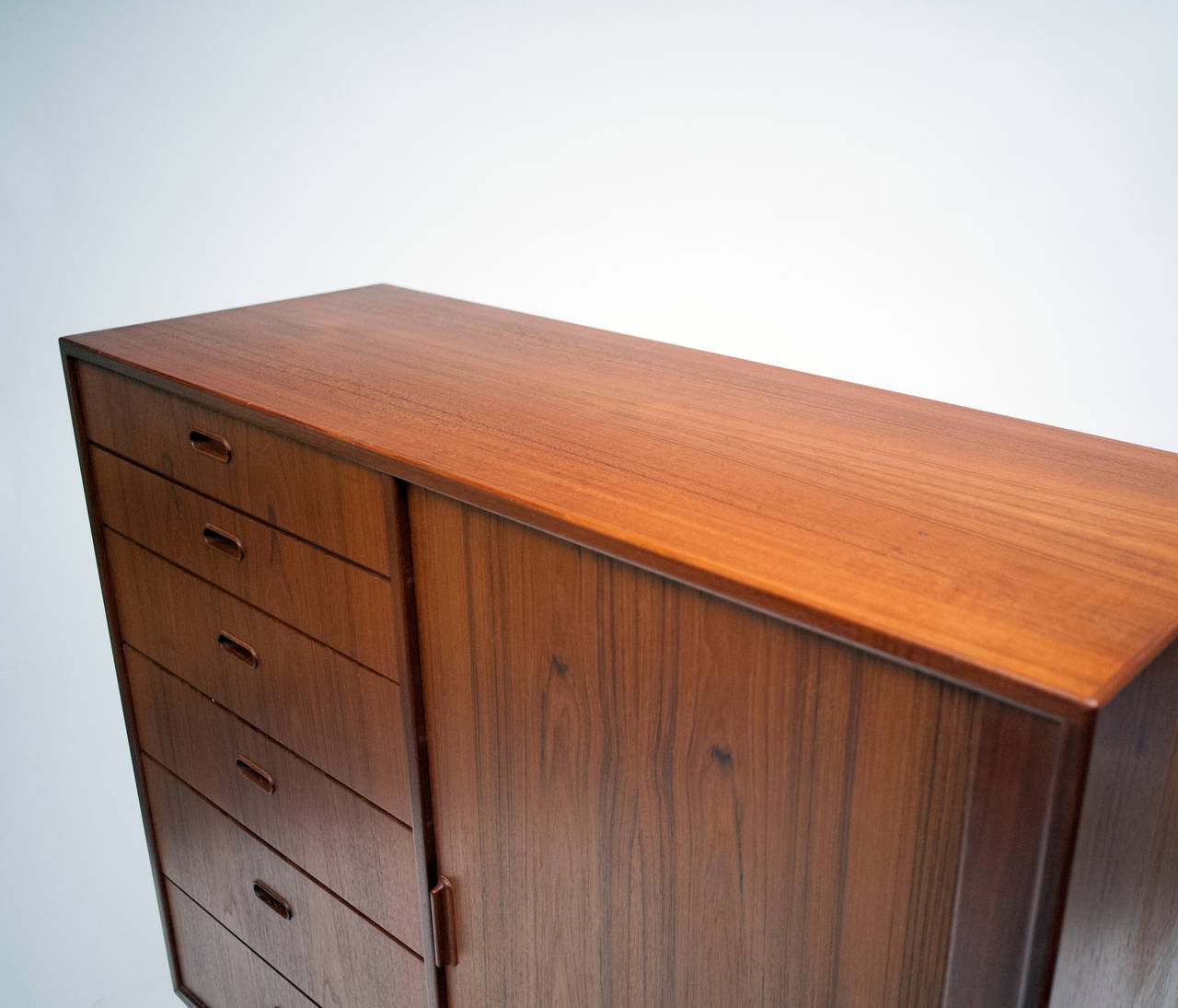 Danish Modern Falster Tall Chest of Drawers Cabinet 2
