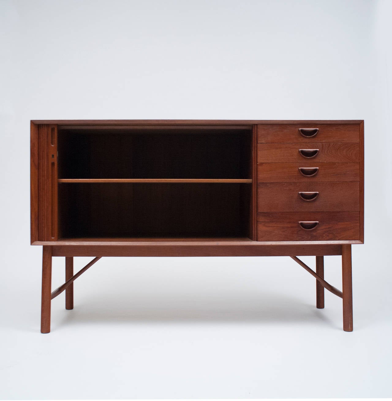 Danish Teak Sideboard by Peter Hvidt & Orla Molgaard-Nielsen
