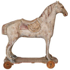 Antique 19th Century Belgian Pull Horse