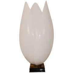 Rougier Resin and Brass Tulip Lamp 2