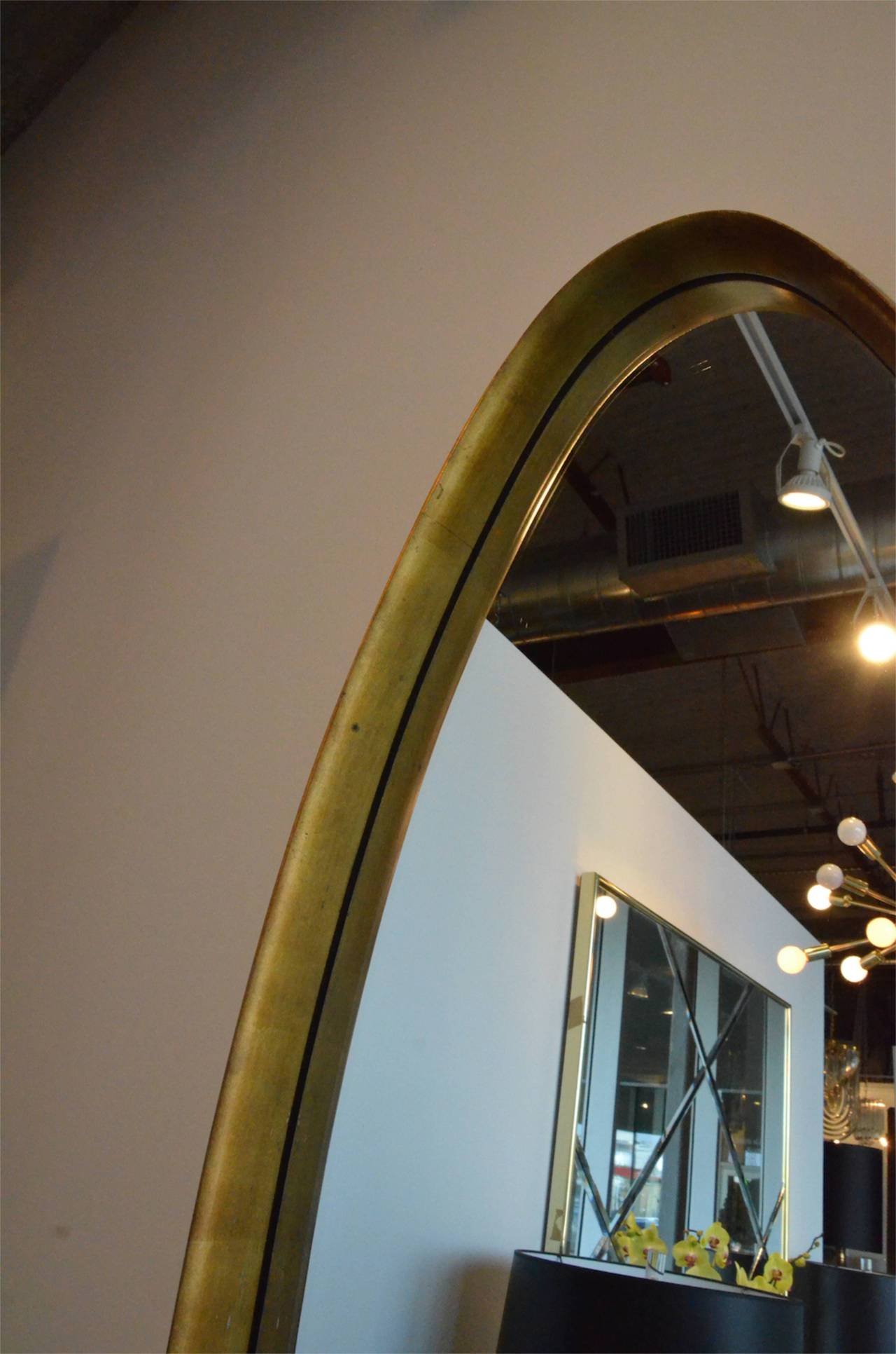 Gilt Oval Gilded Labarge Mirror