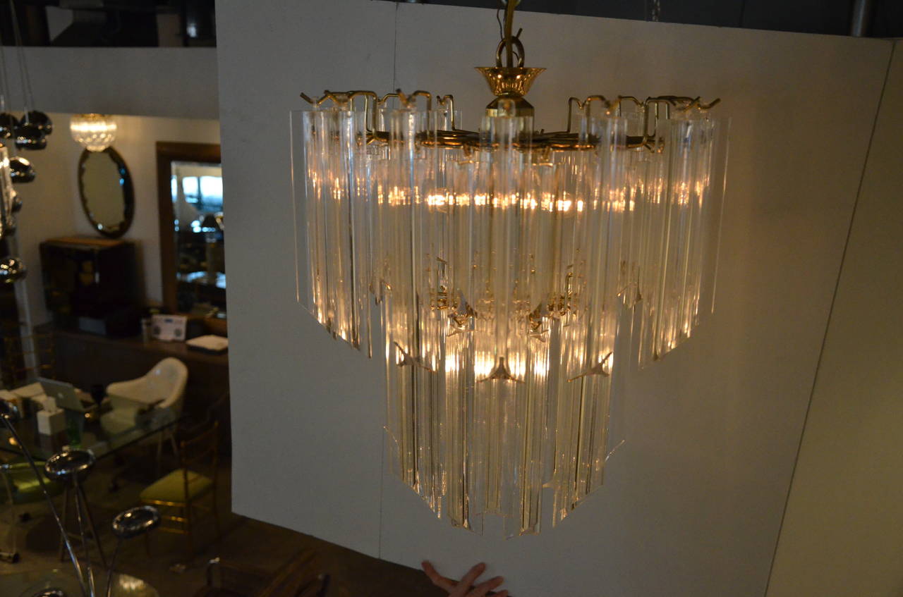Mid-Century Modern Lucite Waterfall Chandelier For Sale at ...