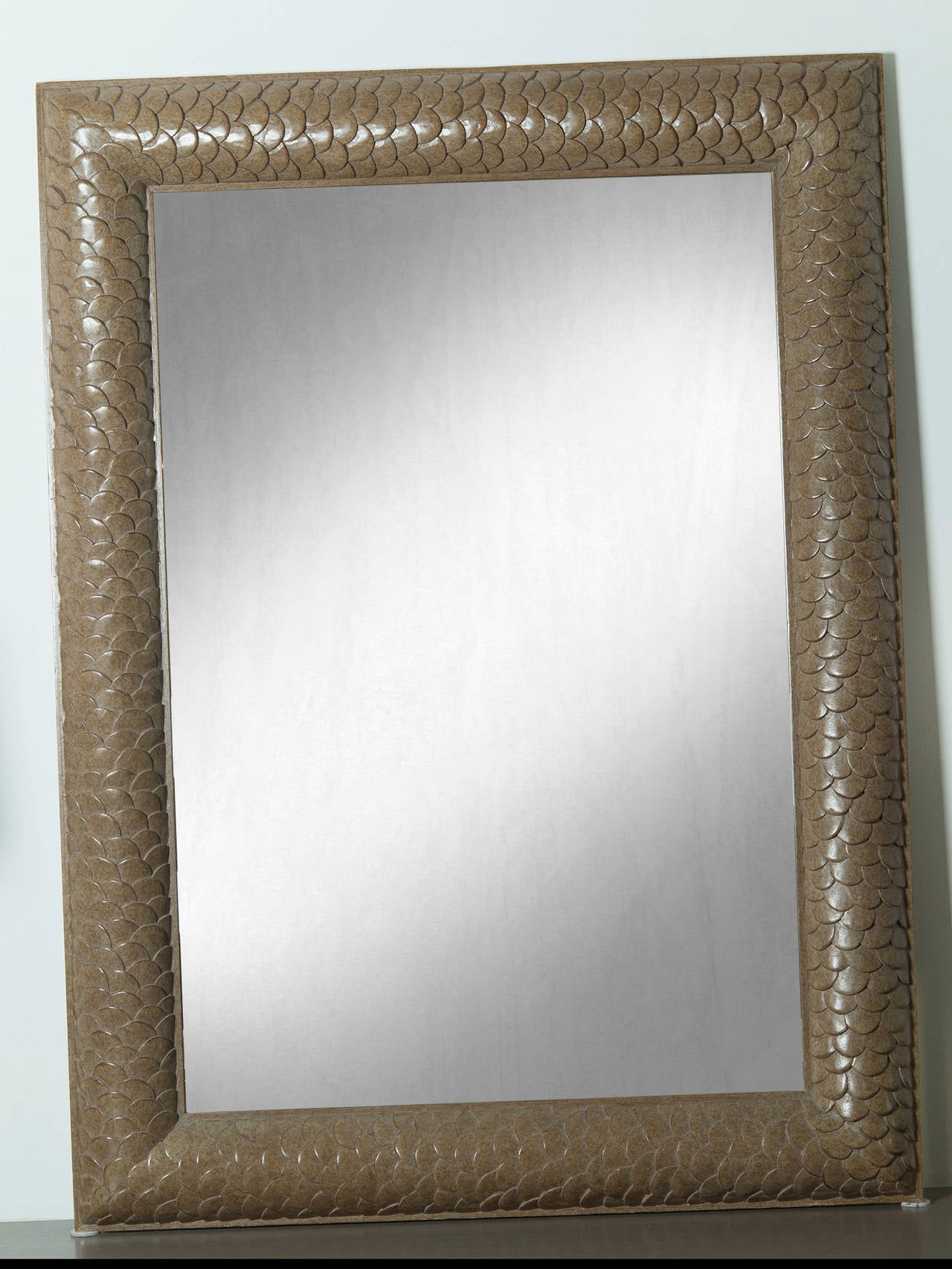 Carved Large-Scale Relief, Marge Carson Mirror