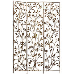 Brass Leaf Relief Screen