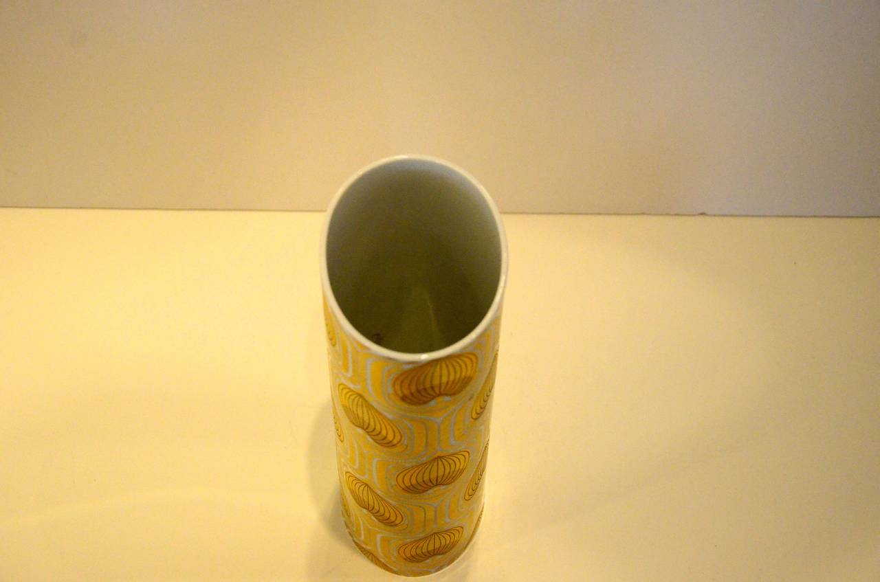 Art Nouveau 100th Anniversary Rosenthal Gold and White Porcelain Vase