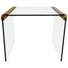 Mid-Century Modern Pace Brass and Glass End / Side Table 8