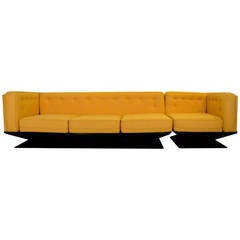 Italian Design Collection At 1stdibs Mid Century Modern Signed Mim Roma Refurbished Sectional Sofa By Luigi Pellegrin