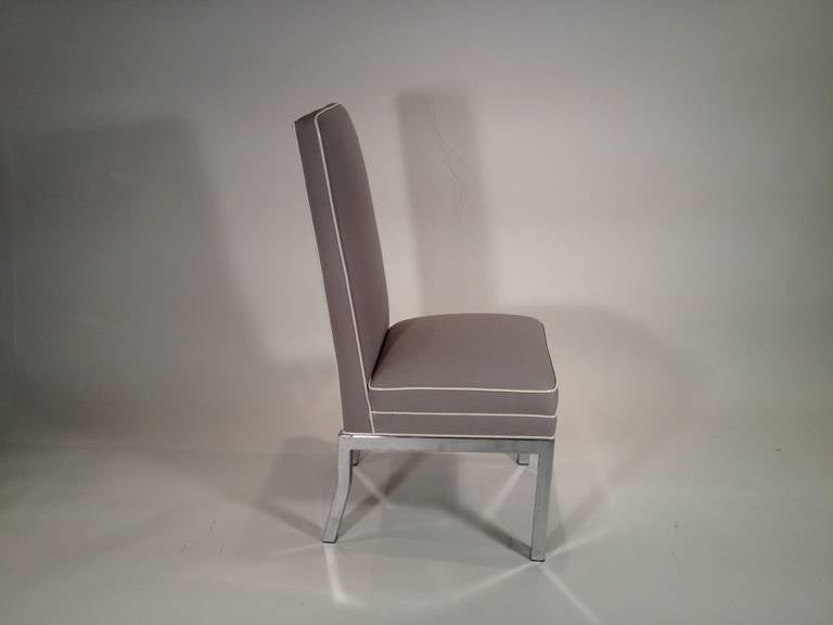 Mid-Century Modern 6 Mid Century Modern Milo Baughman Design Institute America Chrome Dining Chairs