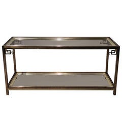 Mastercraft Greek Key Console Table