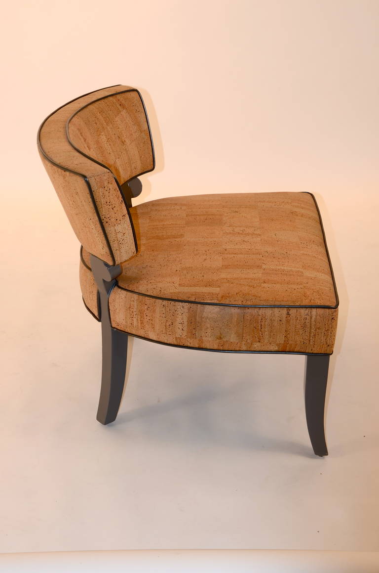 American Slipper Chair in the Manner of Billy Haines