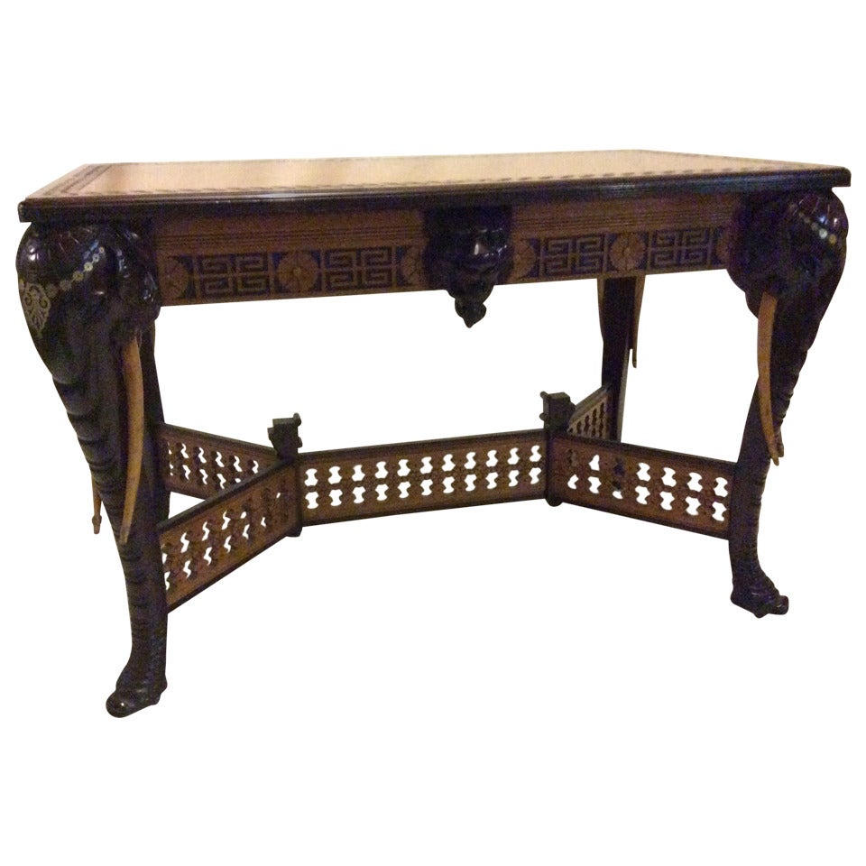 Herter Brothers 19th Century Aesthetic Movement Center Table  For Sale