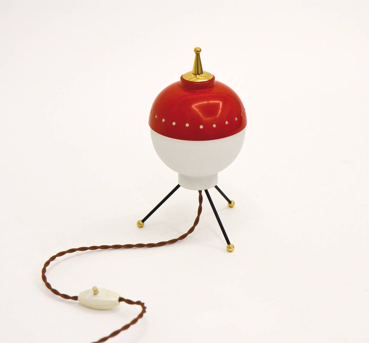 Whimsical 1950s Italian Sputnik Table Lamp In Excellent Condition In Vienna, AT