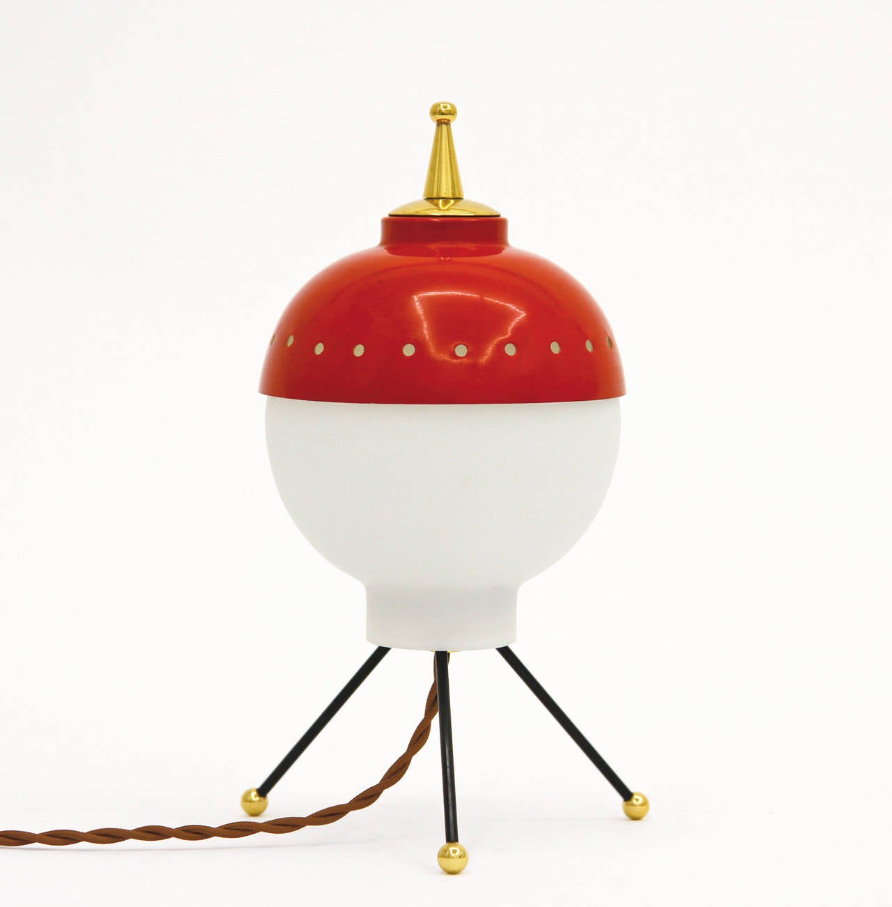 Whimsical 1950s Italian Sputnik Table Lamp