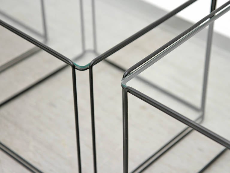 French Set of Nesting Tables “Isocele” by Max Sauze