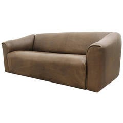 De Sede Three-Seat Leather Sofa DS 47