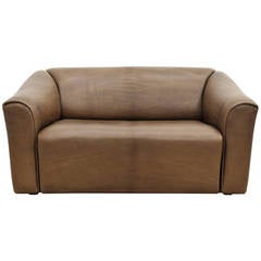 De Sede Two-Seat Leather Sofa DS 47