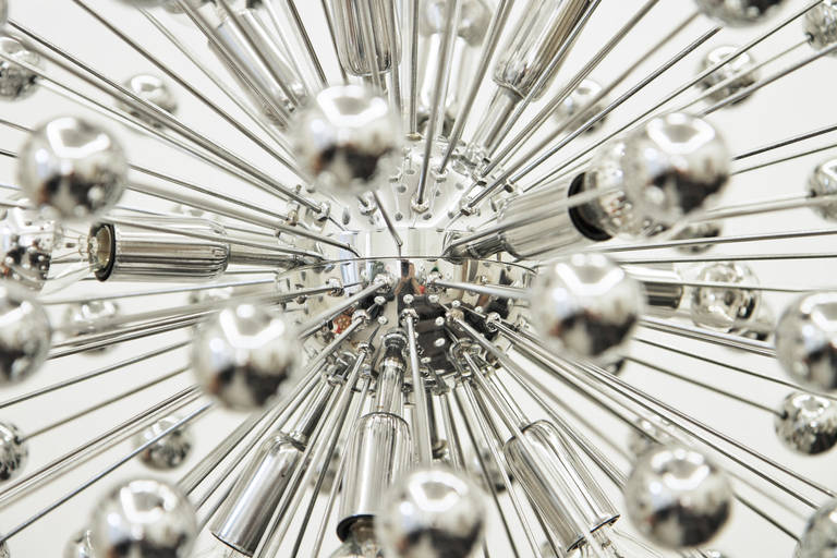 sputnik chrome chandelier