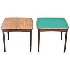 Reversible Game and Tea Table in Rosewood