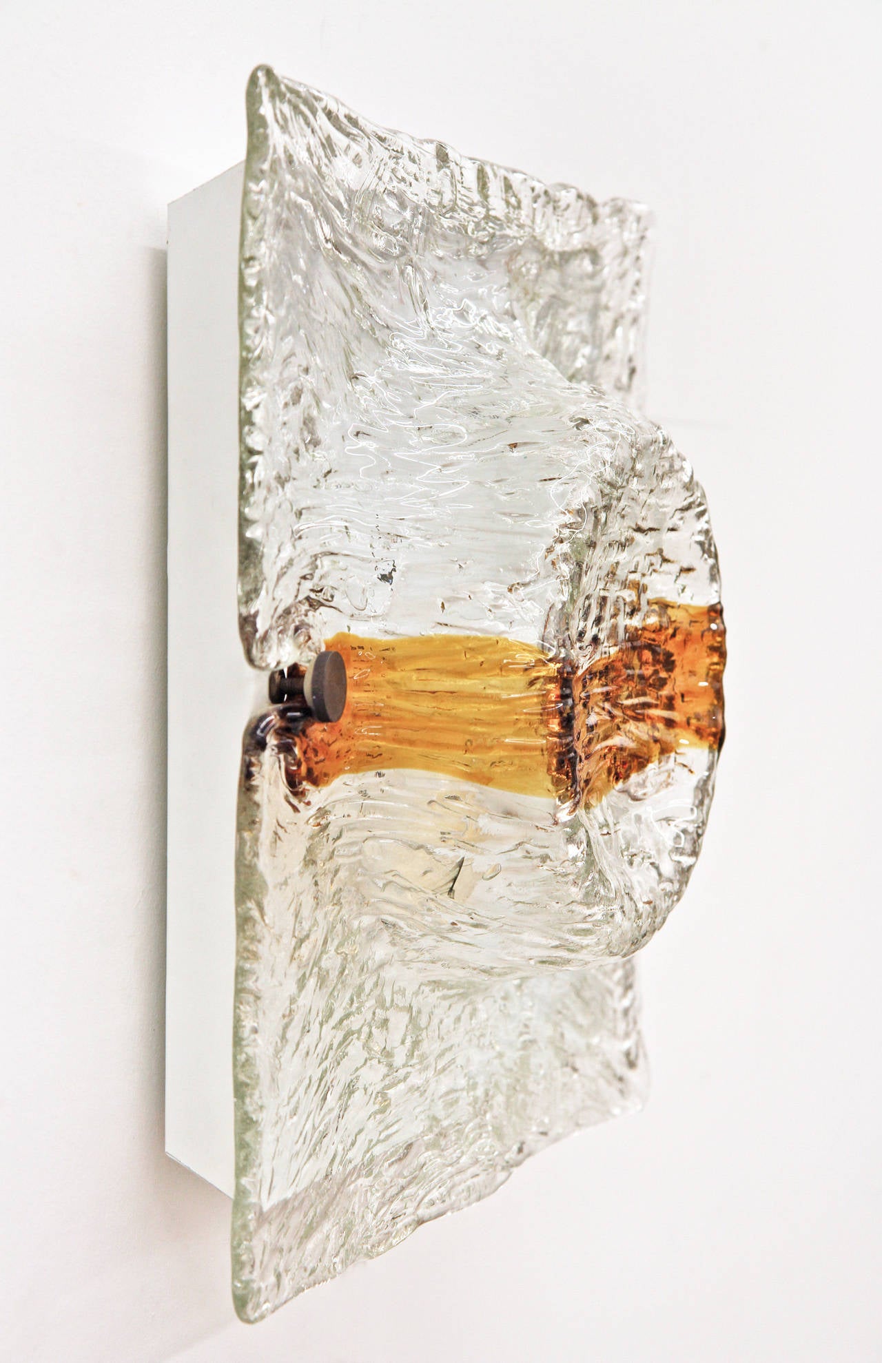 Large Venini Murano Wall or Ceiling Light