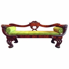 19th Century Mahogany Sofa