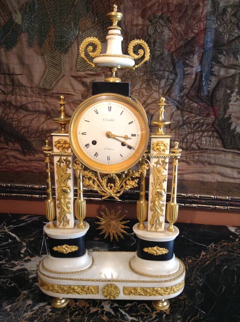 Empire Mantel Clock, 19th Century
