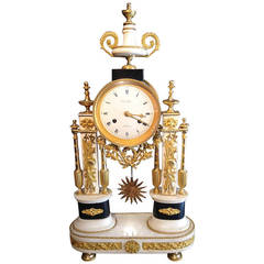 Empire Mantel Clock, 19th Century