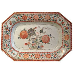 Famille Verte Platter, China Porcelain