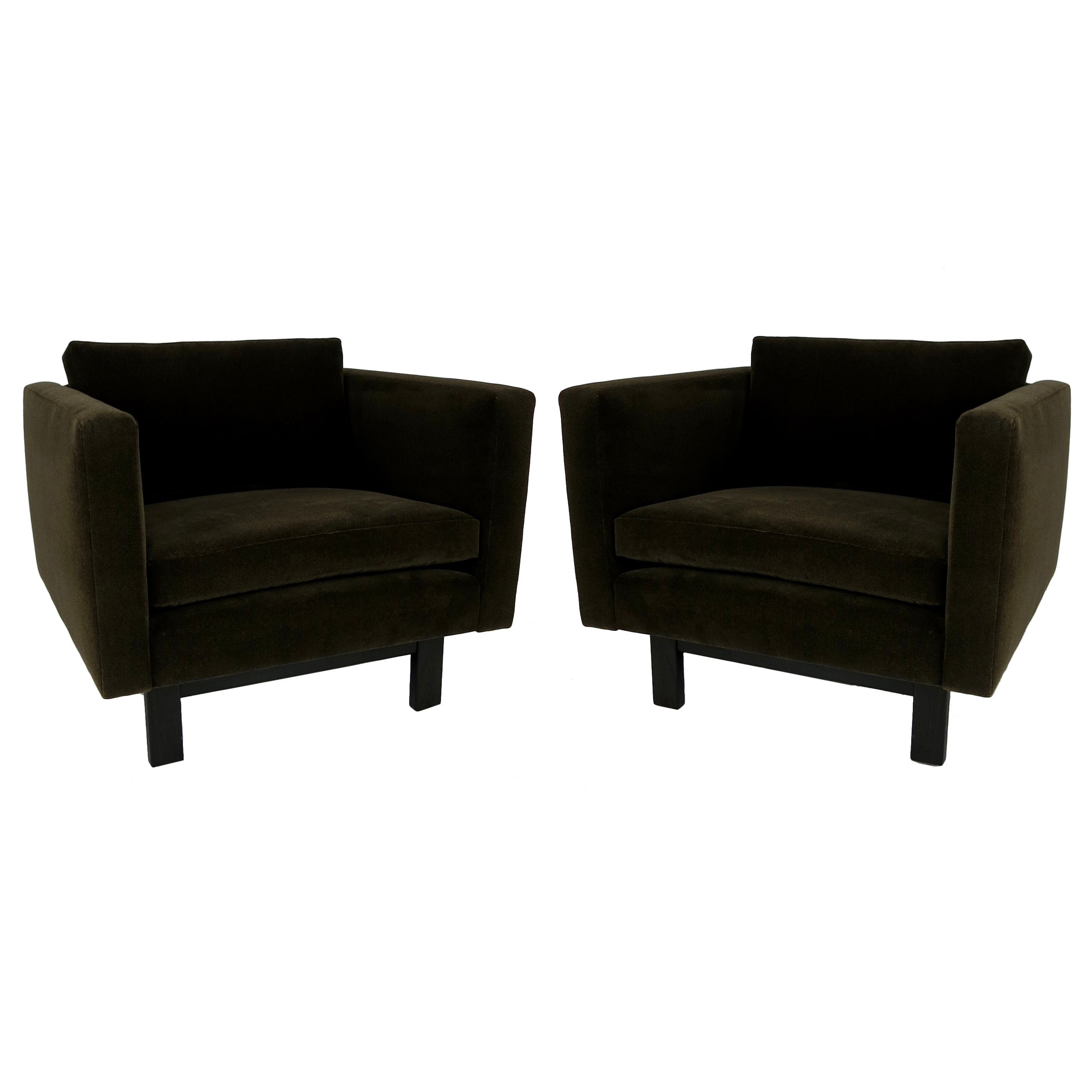 Pair of Harvey Probber Open-Frame Lounge Chairs