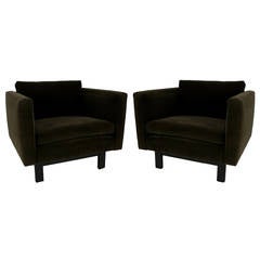 Pair of Harvey Probber Open-Frame Lounge Chairs 10
