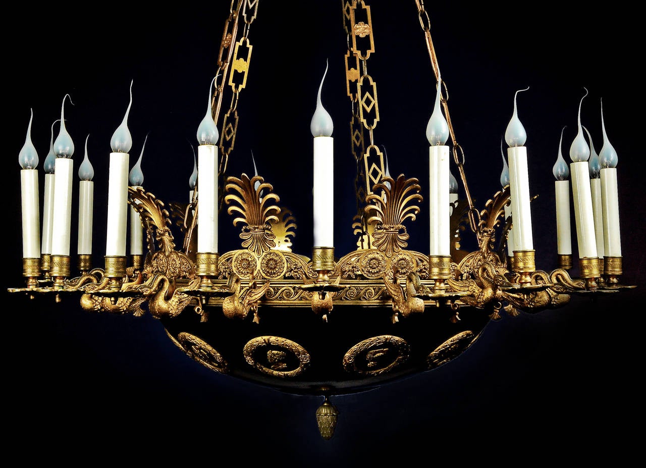 antique french empire chandelier