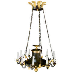 Antique French Empire Style, Neoclassical Chandelier 6