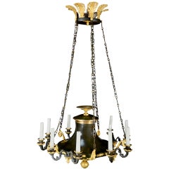 Antique French Empire Style, Neoclassical Chandelier