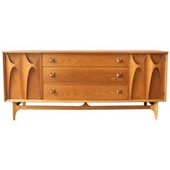 Brasilia Collection Broyhill Walnut Dresser