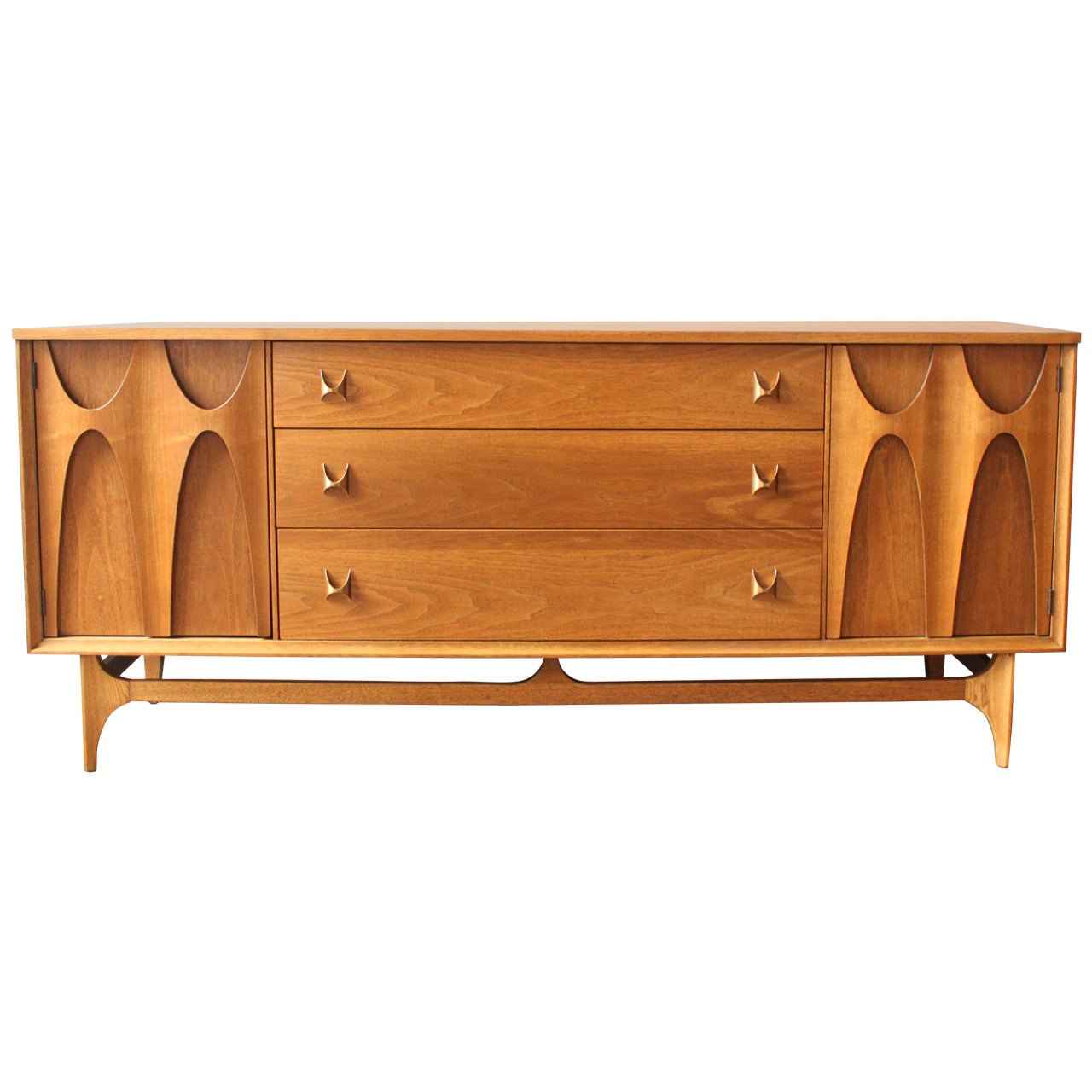 Brasilia Collection Broyhill Walnut Dresser