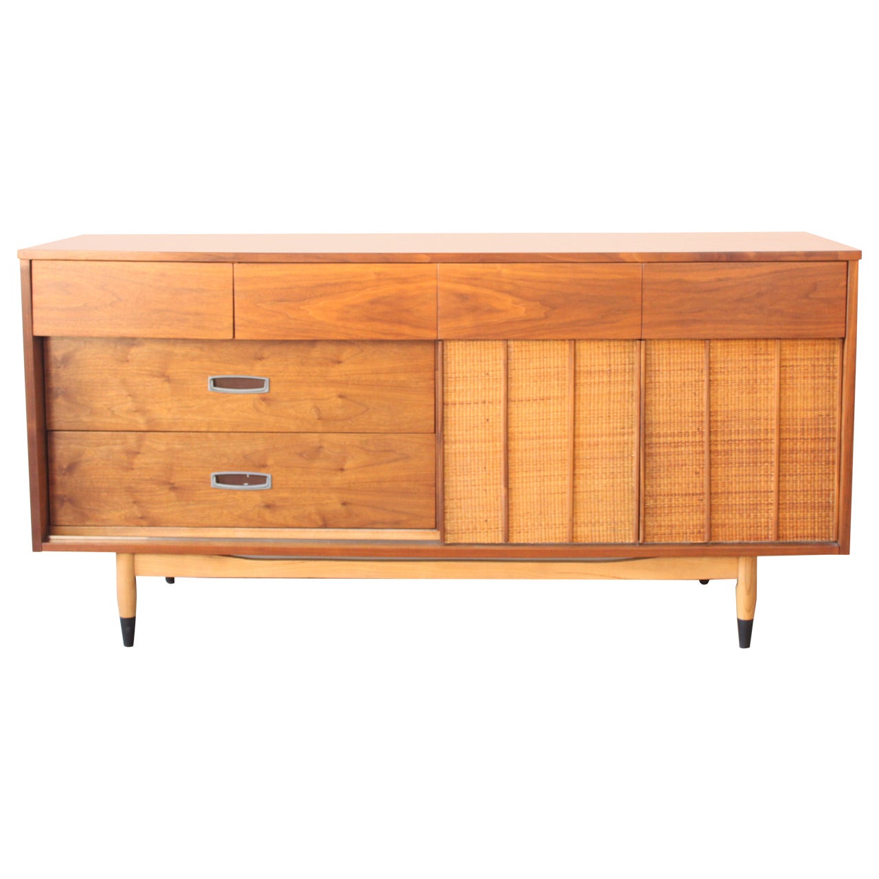 Mainline Walnut Dresser by Hooker