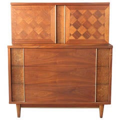 Retro Walnut Dresser by Basic-Witz