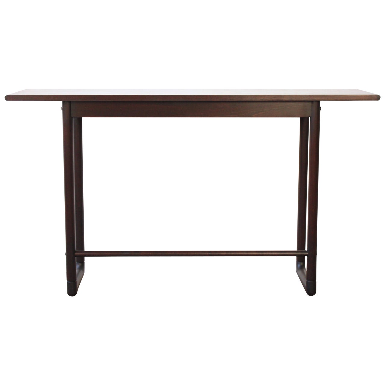 Ebonized Scandinavian Console Table