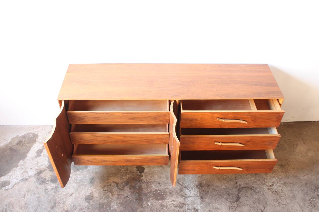Mid-Century Modern Walnut Dresser by Unagusta