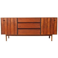 Vintage Wanut Credenza by H. Paul Browning for Stanley