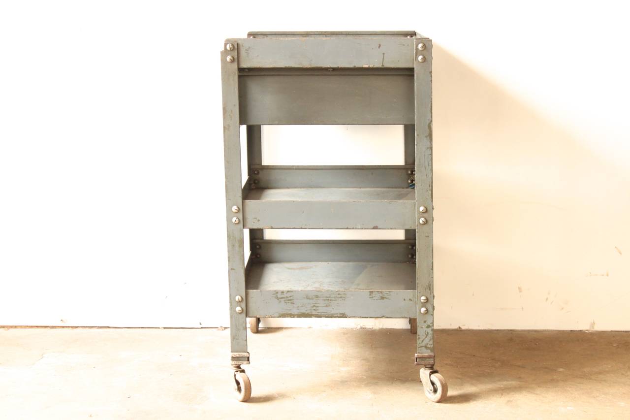 20th Century Industrial Factory Cart For Sale