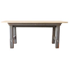 Stone-Top Factory Table