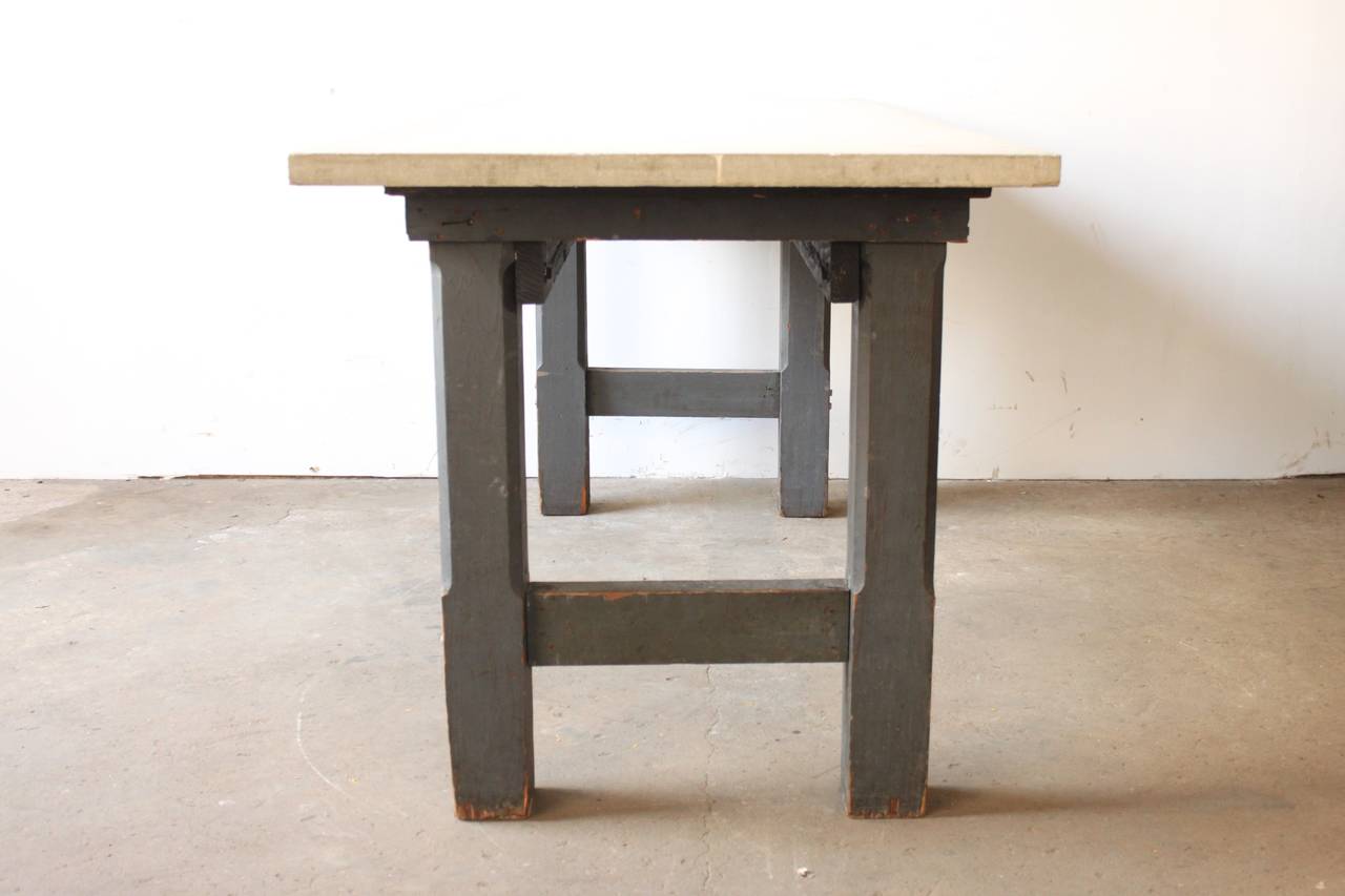 Stone Top Factory Table