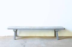 Primitive Handmade Plank Bench