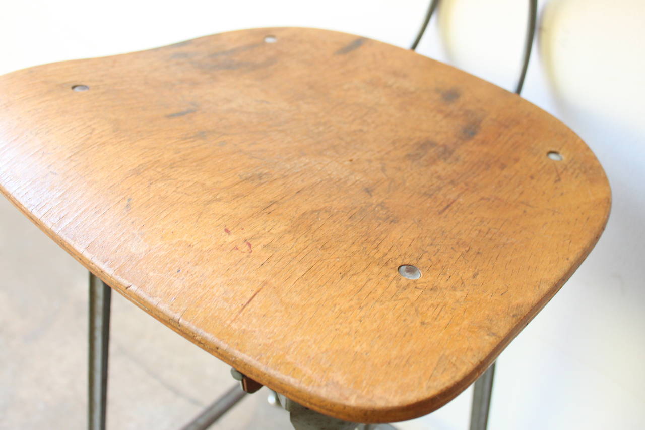 Metal Industrial Factory Stool