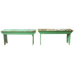 Handmade Primitive Benches