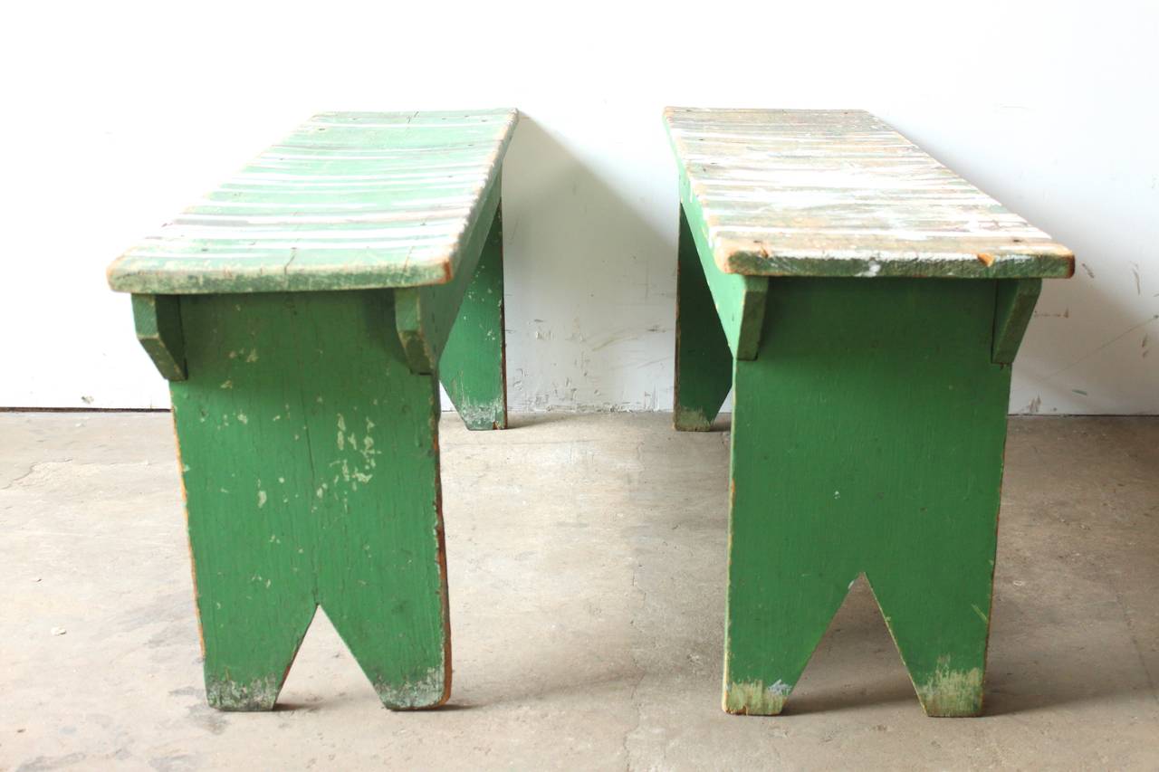 Handmade Primitive Benches
