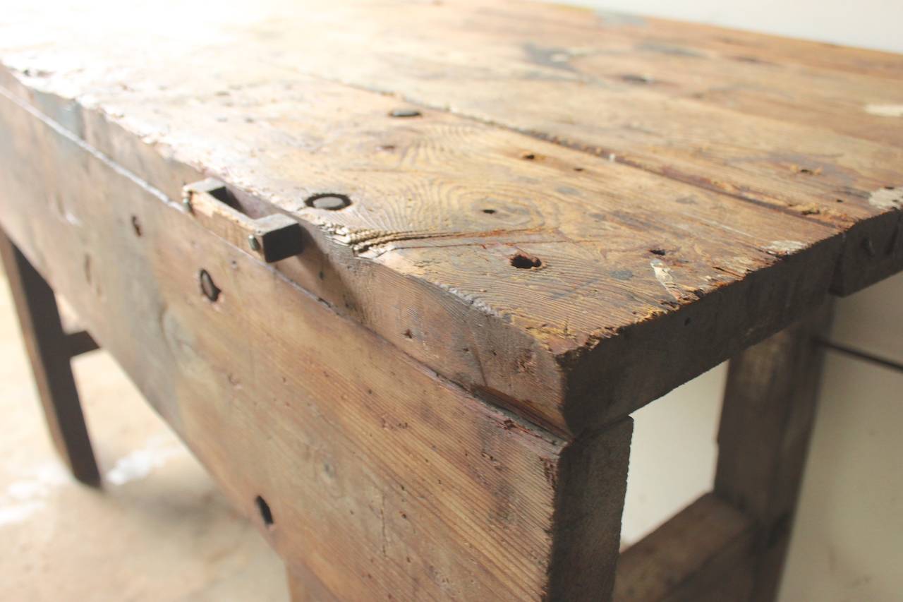 Primitive Handmade Work Bench 2