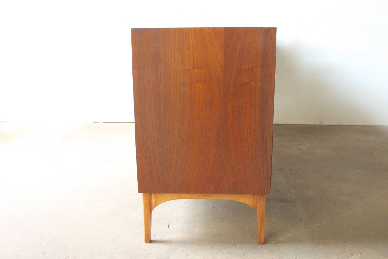 Mid-Century Modern Walnut Dresser by Kroehler