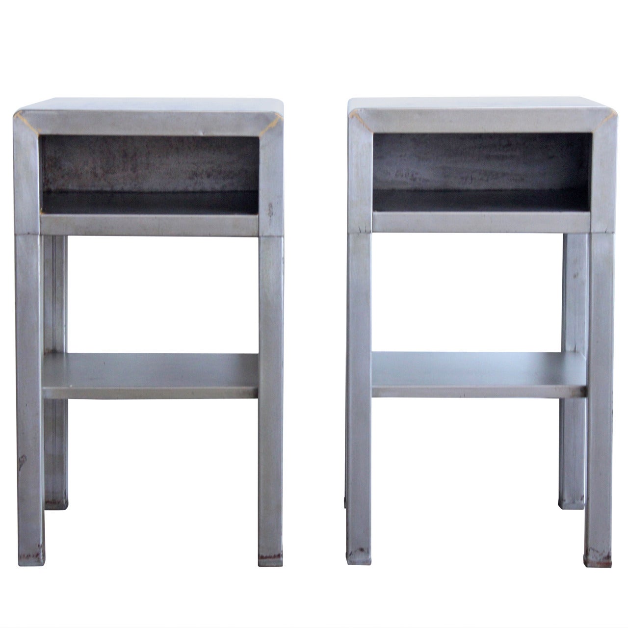 Industrial Metal Nightstands
